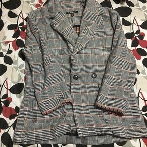 Zara Outwear Plaid Jacket